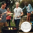 thumbnail image 6 of 9.5 Inch Round Cooking Rack, Stainless Steel Canning Racks with Legs, Barbecue Mesh Grill for Baking Cooling Steaming Cookware, 6 of 7