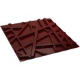 thumbnail image 6 of Ekena Millwork 19 5/8"W x 19 5/8"H Evergreen EnduraWall Decorative 3D Wall Panel, Gloss Merlot (12-Pack for 32.04 Sq. Ft.), 6 of 6