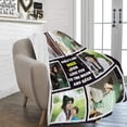 thumbnail image 3 of Gifts for Nana Custom Blanket with Photos Customizable Blanket for Grandma Customized Blankets with Photos Text Personalized Picture Upload Collages Throw Blankets Halloween Christmas, 3 of 6
