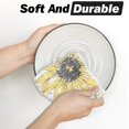 thumbnail image 5 of Yellow Floral Boho Kitchen Towels Dish Towels, 18x26 Inch Seasonal Spring Summer Decoration Hand Towels Set of 2, 5 of 6