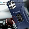 thumbnail image 6 of ELEHOLD for Motorola Moto G Power (2025) Case with Slide Cover Protector 360° Rotation Metal Ring Kickstand Impact-Resistant Shockproof Support Magnetic Car Mount Rugged Case ,Blue, 6 of 8