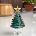 thumbnail image 1 of LSLJS Green Christmas Tree Handicrafts Glass Products Desktop Decorations Christmas Decorations, 1 of 4