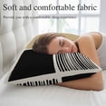 thumbnail image 5 of Beige Throw Pillow Covers, Modern Abstract Art Farmhouse Striped Soft Breathable Pillow Cases with Invisible Zipper for Sleeping, Queen Size Pillowcases for Couch Bed Sofa Chair 20x30 Inches, 5 of 9