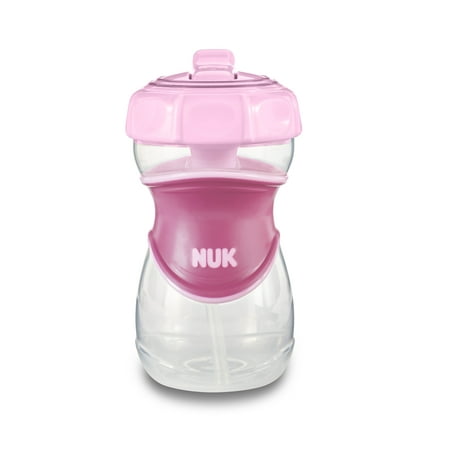 NUK Everlast Straw Cup, 10 oz (Best Straw Sippy Cup For 18 Month Old)