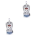 thumbnail image 4 of Toystoory 1 Juego de cubierta de Golf de dibujos animados, juego de cabeza de Golf decorativa exquisita para adultos, cubiertas de cabeza de Golf de PU tipo 4 2piezas Toystoory CBP205739, 4 of 5