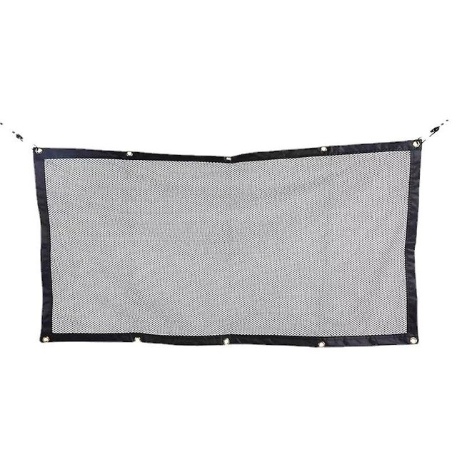 Red de seguridad para coche para mascotas, red de seguridad portátil para perros y gatos con gancho y cuerda, malla aislante para coche Cosmos, 115cm62cm