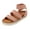 BLUSH, variant on Women's Open Toe Ankle Strap Espadrille Flatform Platform Wedge Sandals