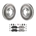 thumbnail image 1 of Transit Auto Front Coated Disc Brake Rotors and Semi-Metallic Pads Kit for Car 2015-2019 Ford Transit-250 Transit-150 Transit-350 with 5 Lug Wheels Without 4600 Lb Axle KGA-104716, 1 of 11