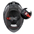 thumbnail image 4 of AHR Full Face Bluetooth Motorcycle Helmet DOT Bluetooth 5.0 Headset Intercom XL, 4 of 10