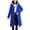 Blue, variant on Tiqkatyck Sweater Vest Women Casual Solid Coat Jacket Hooded Pocket Reversible Wear Zipper Pocket Long Sleeve Coat Sweater Vest Black