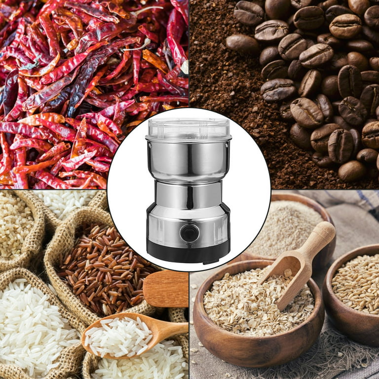  Coffee Beans Nuts Grinder Mill Coffee Grinder Electric Coffee :  Home & Kitchen
