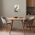 thumbnail image 4 of ZHONGYUTONG Blue Heron Wall Art Egret Picture Wall Decor Crane Canvas Print Coastal Bird Paintings Animals Artwork for Living Room Decor Framed (12.00" x 18.00"), 4 of 5