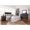 thumbnail image 3 of Bowery Hill Contemporary King Panel Wood Headboard in Gray, 3 of 5