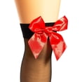 thumbnail image 5 of Women's Thigh-High Stockings, Hearts and Bow Sheer Pantyhose (One Size, 2 Pairs), 5 of 8