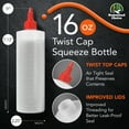 thumbnail image 2 of Homestead Choice 6-Pack Plastic 16 Oz Condiment Dispensers - Designed in USA, BPA Free, 2 of 7