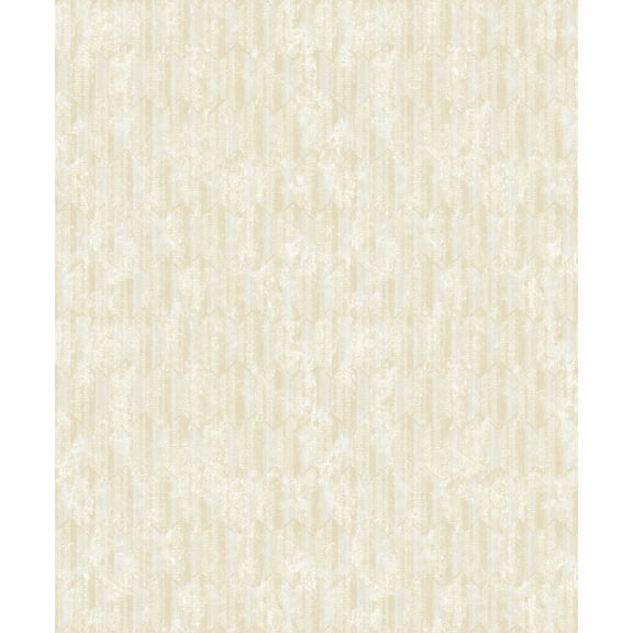 Decorline Kendall Champagne Geometric Wallpaper, 21-in by 33-ft, 57.8 sq. ft