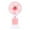 Pink, variant on USB-Powered Handheld Fan | Portable Mini Foldable USB Desk Fan | Ultra-Quiet Rechargeable Personal Fan for Office Travel (3.15x2.36x5.91 in Green)​