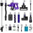 thumbnail image 2 of Cordless Vacuum Cleaner,10-in-1 Lightweight Handheld,23Kpa 250W Brushless Motor Stick Vacuum,Up to 45 Mins Runtime 2500mAh Rechargeable Battery for Carpet Hard Floor Pet Hair - Purple, 2 of 9