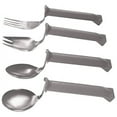Lightweight Swivel Dining Kitchen Utensil Set for Arthritis, Hand
