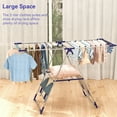 thumbnail image 4 of Behost Clothes Drying Rack Stainless Steel Gullwing Space-Saving Foldable, 4 of 9