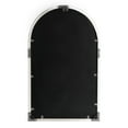 thumbnail image 5 of Kate and Laurel Arceo Modern Acrylic Arch Mirror, 22 x 34, Black, Arched Mirror Decor with Metal Detailing for Use as Bathroom Vanity Mirror Above Sink, 5 of 9