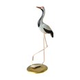 thumbnail image 3 of Crane Bird Statues Figurines Decor Sculpture Ironwork Material for Balcony Living Room Home Display, 3 of 7