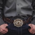 thumbnail image 3 of Montana Silversmiths Unisex Scalloped Champion Bullriding Belt Buckle Silver One Size, 3 of 4