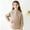 Coffee, variant on Swuxness Kids Long Sleeve Casual Undershirt Crew Neck Solid Color Pullover Comfortable Fall Tops Outerwear