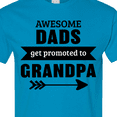 thumbnail image 4 of Inktastic Awesome Dads Get Promoted to Grandpa T-Shirt, 4 of 5