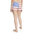 thumbnail image 2 of P.J. Salvage Womens Stars & Stripes Pajama Shorts, Off-White, Small, 2 of 2