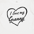 thumbnail image 4 of Inktastic I Love My Granny in Black Chalk Heart Boys or Girls Baby T-Shirt, 4 of 5