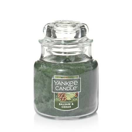 Yankee Candle Balsam & Cedar - Small Classic Jar (Best Candle For Dog Smell)