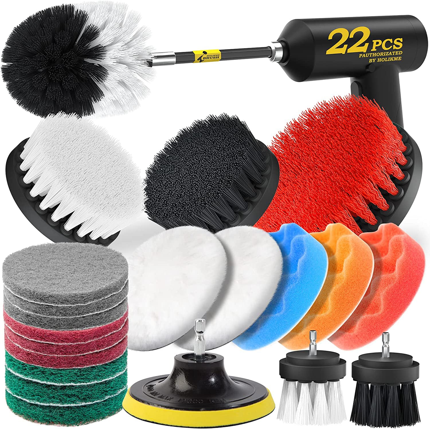 Power Scrubber Cleaning Brush Drill Attachment  Scrub Brush Attachment  Drill - 7pcs - Aliexpress
