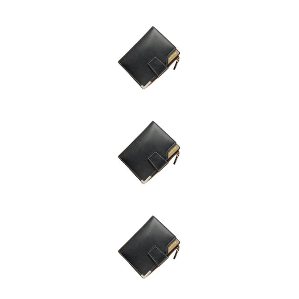 Qarigey Billeteras para hombre, tarjetero, monedero corto con cremallera, billetera de moda, gran capacidad, multifunción, para negocios, Type1 NO1