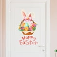 thumbnail image 2 of KOYPTL Large Easter Wall Stickers,Easter Eggs Bunnies Wall Decals Window Clings for Spring Summer Bedroom Living Room Decorations,Colorful Flowers Decor Party Supplies for Home Office Door Ornaments, 2 of 8