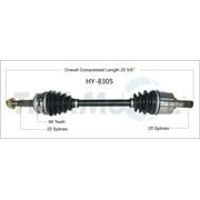 CV Axle Shaft Fits select: 2012-2017 HYUNDAI ACCENT