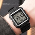 thumbnail image 4 of Reloj Digital Para Hombre Con Retroiluminación LED, Cronómetro, Calendario De Alarma Para Deportes, Banda De Goma Resistente Al Agua Hasta 50 M, 4 of 7