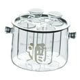 thumbnail image 4 of Juego de Sake de cristal Perfecl Jarra de Sake transparente para hogar y hotel, 4 of 8