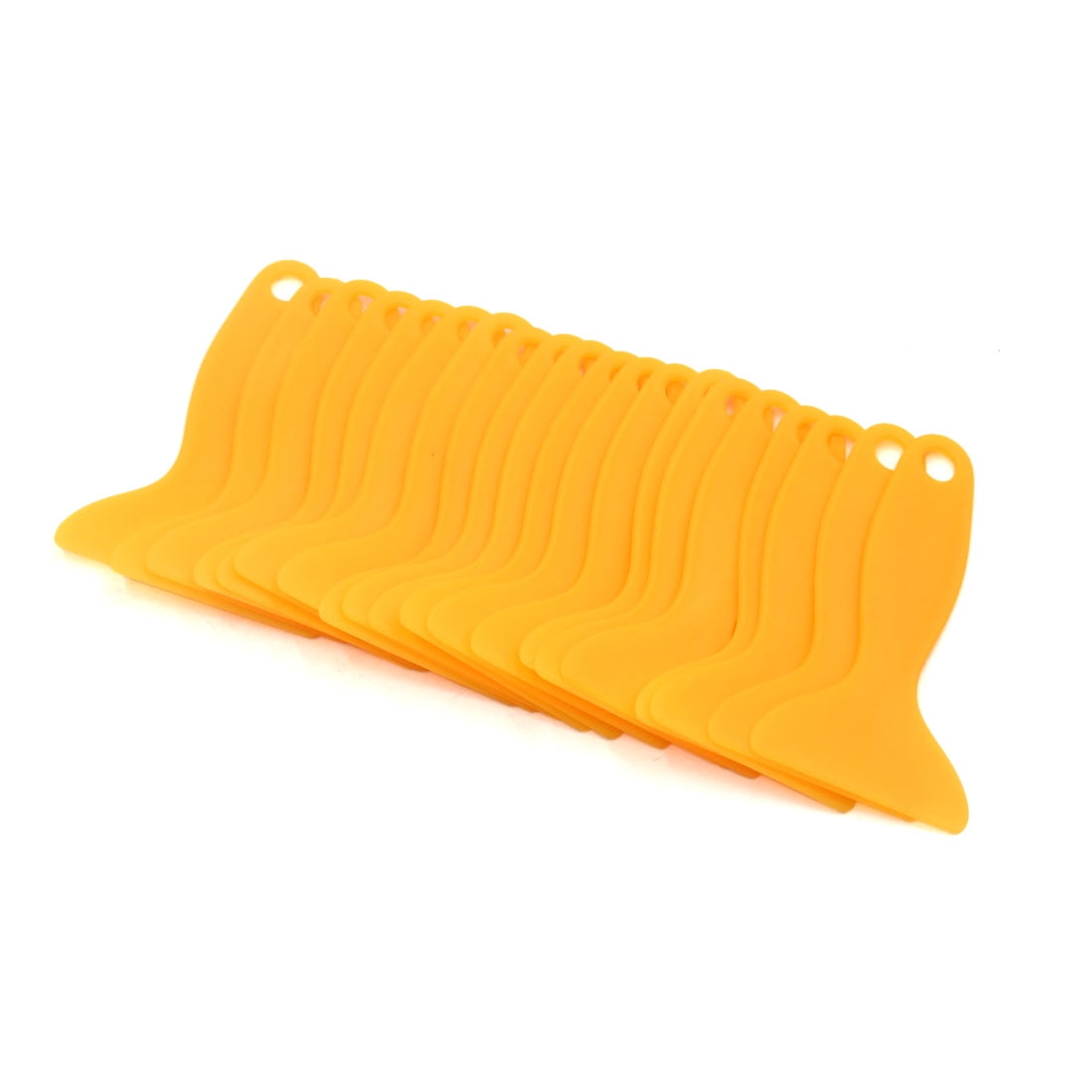 20pcs Orange Plastic Car Vehicle Window Glass Film Tinting Scraper Squeegee
