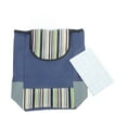 thumbnail image 1 of GOOHOCHY Foldable Grocery Cart With Wheels Shopping Bag Multi Oxford Cloth Collapsible Design 1Pack, 1 of 8