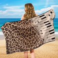 thumbnail image 6 of XYZCANDO Towel Car Seat Cover Leopard Design Car Cushion Seat Covers for Beach Gym, Non-Slip Sweatproof Car Seat Towel Cover for SUV SUVs, 6 of 11