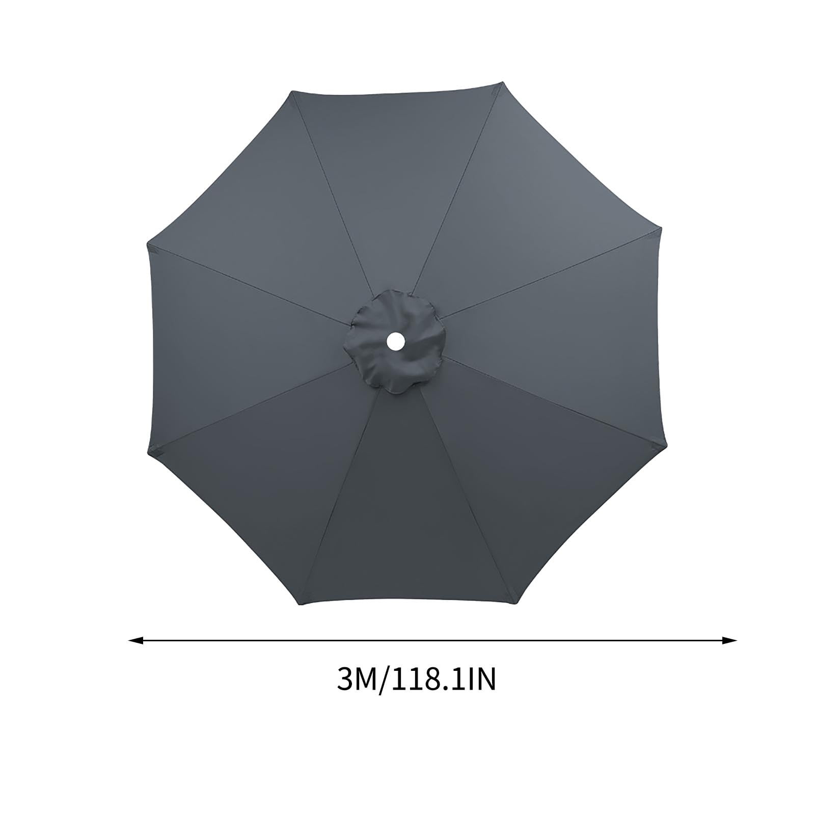AuroraX Sun Shades Outdoor Patio Umbrella Cloth Replacement UV Blocking Protection Quick and Easy Installation Waterproof and Rainproof Outdoor Living Summer Season Ready