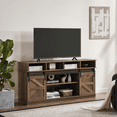 thumbnail image 2 of FunniHomi TV Stand Sliding Barn Door Modern&Farmhouse Wood Entertainment Center Storage Cabinet Table Living Room with Adjustable Shelves for TVs Up to 65", 2 of 6