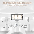 thumbnail image 4 of Soporte para teléfono inteligente Selfie Stick, cámara de seguimiento automático AI Fotos y vídeos de 360° - Transmisión en vivo - Videollamadas - Camarógrafo - Videochat en vivo para iPhone o Android, 4 of 5