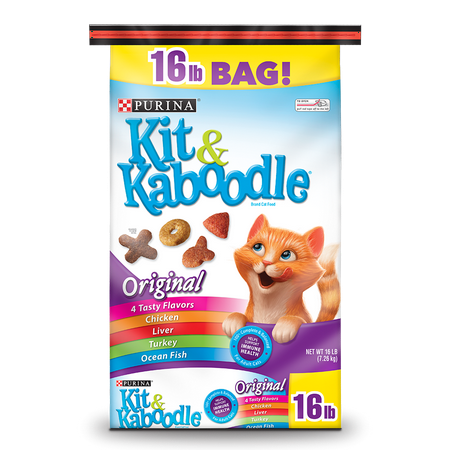 Purina Kit & Kaboodle Original Dry Cat Food, 16