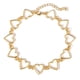 thumbnail image 3 of Collar para mujer, joyería para mujer, joyería para mujer, gargantilla de corazón hueco, regalo llamativo para novia, lindo collar bicolor, joyería, collar para mujer, 3 of 5