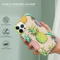 thumbnail image 2 of COMIO  Compatible with iPhone 15 PRO MAX Case Holographic Pineapple [8ft Drop Tested] Protective Clear Cases, 2 of 4