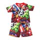 thumbnail image 2 of 2023 nuevos conjuntos de niños de manga corta de verano de dibujos animados vengadores niños pantalones cortos pijamas trajes Marvel ropa traje 3-8 YM (5T) Gao Jinjia LED, 2 of 2