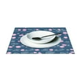 thumbnail image 3 of Chic Floral Stripes 6-Piece 12x18in Durable Place Mats, Heat-Proof and Non-Slip, 3 of 8
