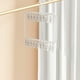 thumbnail image 5 of Clothes Drying Rack | Multi-Functional Space Saving Hanger | 18 & 36 Windproof Traceless Clips | Strong Plastic Clamp | Non-Slip, Easy Organize | White | 47.8x39.6x8.5cm, 5 of 7